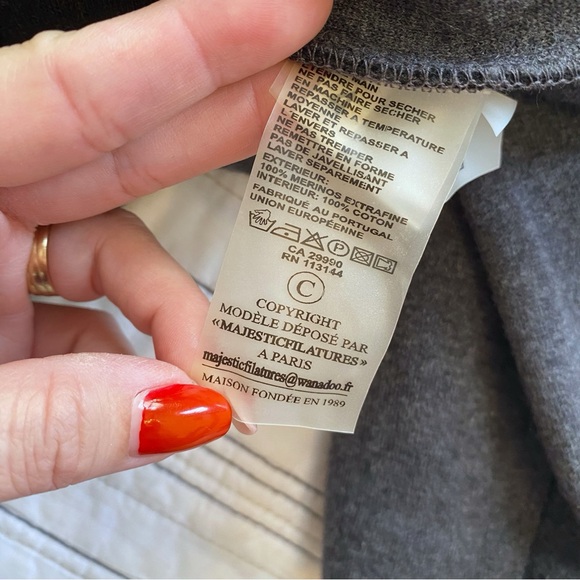 Majestic Filatures x Neiman Marcus 100% Extrafine Merino Wool 2 Button Blazer L - Picture 3 of 8